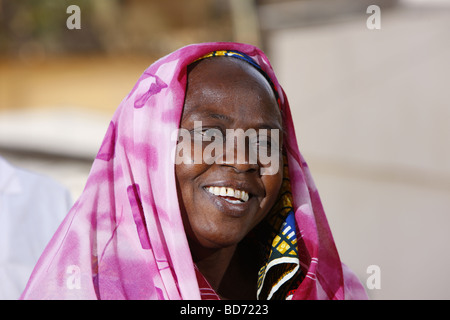 Maire Fanda Vongo, portrait, Maroua, Cameroun, Afrique Banque D'Images