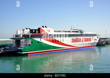 Tanger à Tarifa Tanger FRS Ferry à grande vitesse, Tanger, Maroc, Région Tangier-Tétouan Banque D'Images