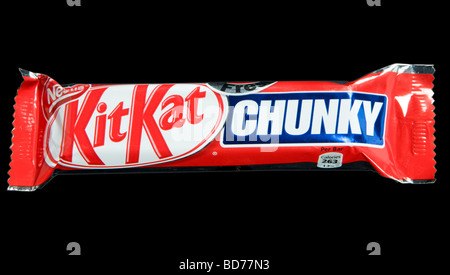 Nestle Kit Kat Chunky Chocolat tourné en studio Banque D'Images