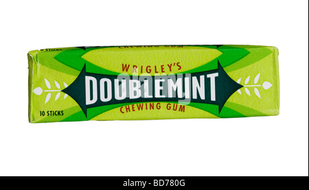 Wrigley's Doublemint Chewing-gum tourné en studio Banque D'Images