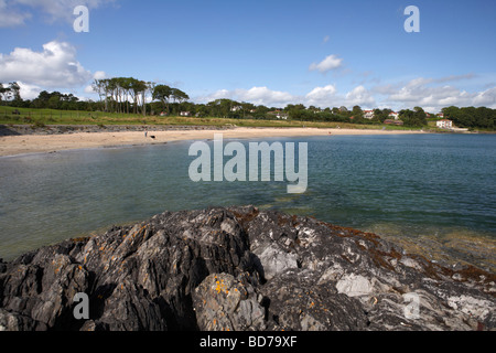 Helens bay beach maintenant partie de crawfordsburn Country Park dans le comté de Down en Irlande du Nord uk Banque D'Images