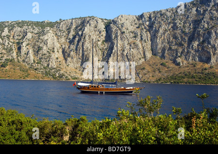 Croisière en bateau sur la Mer Méditerranée Banque D'Images