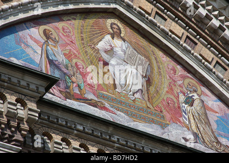 L'église de Notre Sauveur sur le Sang Versé, Saint-Pétersbourg, Russie, église cathédrale de la résurrection du Christ, griboedova Banque D'Images