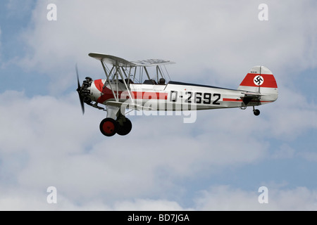 Un Focke Wulf FW44 Stieglitz des avions d'entraînement de la Luftwaffe Banque D'Images