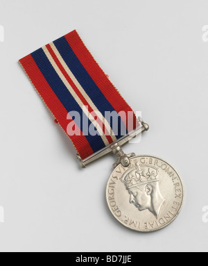 Une médaille pour services britanniques et du Commonwealth de la seconde guerre mondiale Banque D'Images