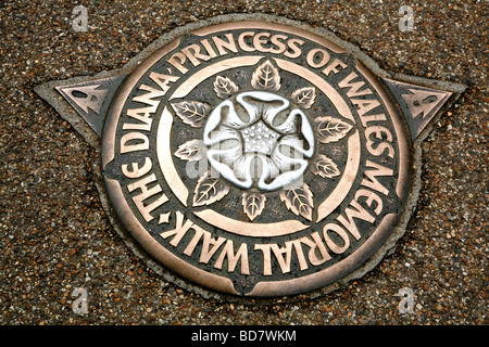 Princess Diana Memorial promenade dans Hyde Park Londres Banque D'Images