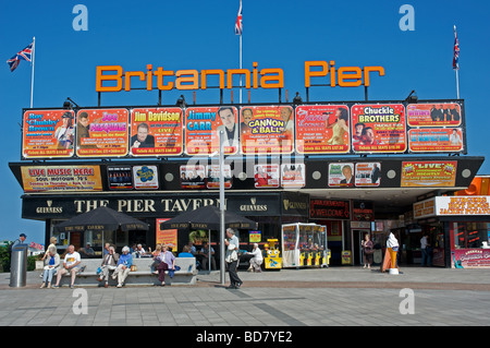 Britannia Pier, Great Yarmouth, Norfolk, Royaume-Uni. Banque D'Images