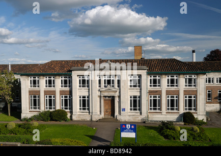 Cotham Bristol Grammar School entrée avant Banque D'Images