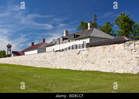 Lieu historique national de Lower Fort Garry, Manitoba, Canada. Banque D'Images