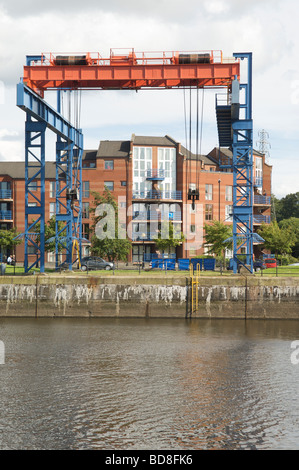 Développement des quais de Preston Banque D'Images