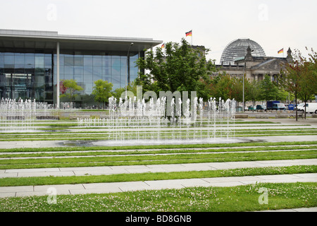 Paul-Löbe-Haus, bâtiment du parlement allemand, Berlin, Allemagne Banque D'Images