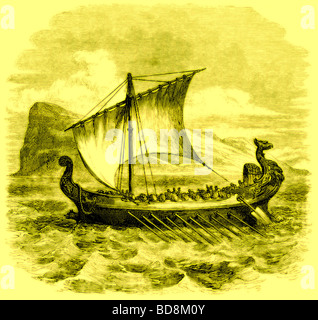 Une illustration à partir de la cuisine Phénicien Sea Photos par James Macaulay Religious Tract Society c 1880 Banque D'Images