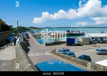 Vue sur Port de Baltimore dans le West Cork, Irlande Banque D'Images