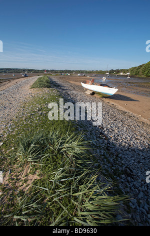 Quai rouge Bay Anglesey Pays de Galles UK Banque D'Images