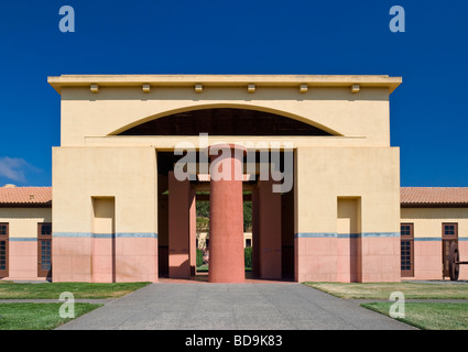 Clos Pegase Winery, calistoga, Napa Valley, Californie, Michael Graves, architecte. Banque D'Images