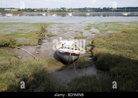 Bateaux SUR LA RIVIÈRE Stour À MANNINGTREE , BRITAINS PLUS PETITE VILLE Banque D'Images