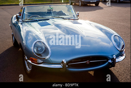 Jaguar Type E Silverstone Classic Northamptonshire UK Banque D'Images