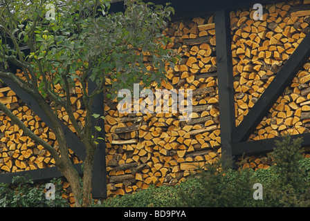 Holzstapel pile de bois 22 Banque D'Images