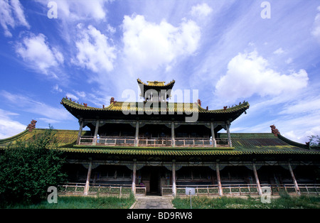 Musée du Palais d'hiver de Bogd Khan, Ulaanbaatar, Mongolie Banque D'Images