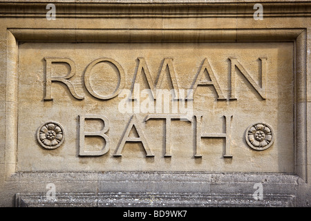 Les bains romains Bath Angleterre Banque D'Images