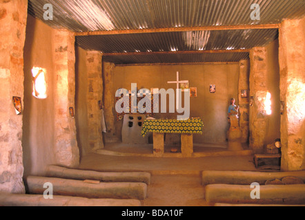 2704 Elk150 Mali Pays Dogon Ireli village church Banque D'Images