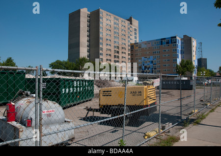 La rénovation urbaine de Rochester NY USA. Banque D'Images