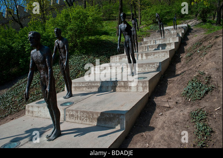 Le mémorial des victimes du communisme, Prague par Olbram Zoubek Banque D'Images