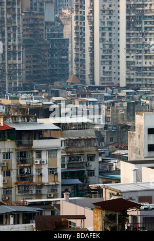 Les immeubles à appartements à Macao Chine Banque D'Images