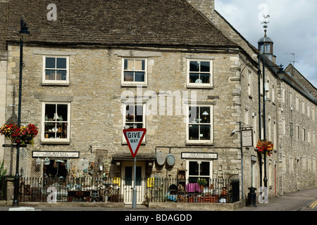 Magasin d'antiquités, Tetbury Banque D'Images