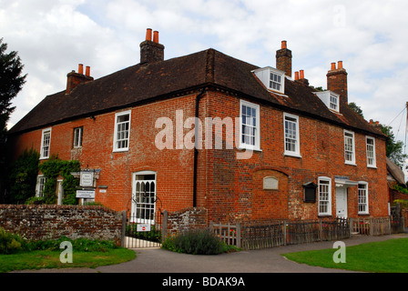 19e siècle la romancière Jane Austen accueil à partir de 1809 jusqu'à 1817 où elle vivait avec sa mère et sa sœur Cassandra, Chawton, près de Alton, Hampshire, Royaume-Uni. Banque D'Images