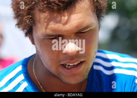 Jo Wilfried Tsonga (FRA) joueur de tennis professionnel Banque D'Images