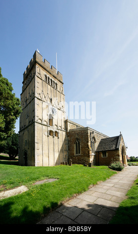 Église anglo-saxonne Earls Barton Northamptonshire Banque D'Images