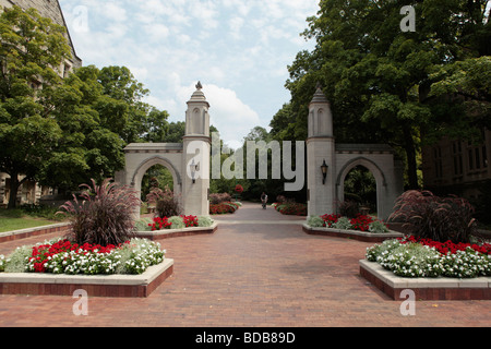 L'été de l'exemple de portes à l'Université d'Indiana à Bloomington, Indiana. Banque D'Images