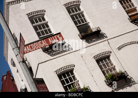 MacDougal Alley à Greenwich Village, NEW YORK Banque D'Images