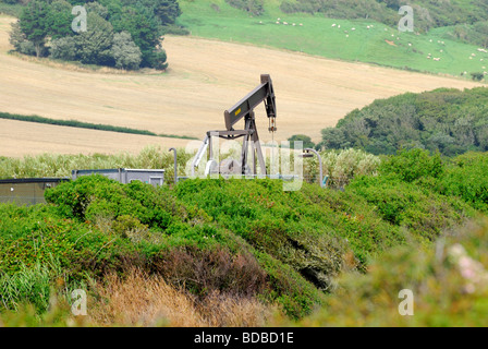 Bien d'huile à la baie de Kimmeridge Dorset UK Banque D'Images