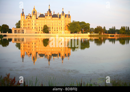 Allemagne, Schwerin, Schloss, Palace, Forteresse Banque D'Images