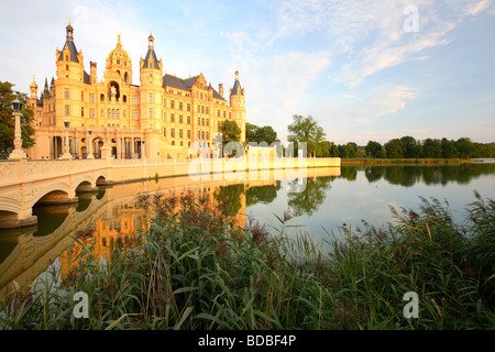 Allemagne, Schwerin, Schloss, Palace, Forteresse Banque D'Images