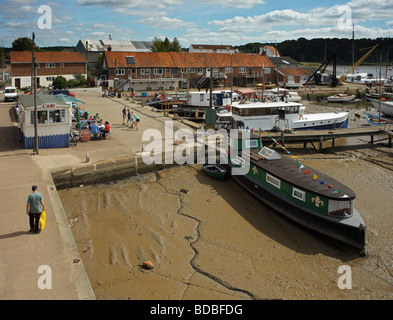 Woodbridge quay. Deben Estuaire, Suffolk, East Anglia, Angleterre, Royaume-Uni. Banque D'Images