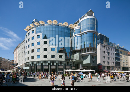 Place en face de Haas-Haus, Stock-im-Eisen-Platz., Vienne, Autriche Banque D'Images