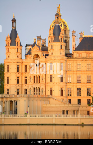 Allemagne, Schwerin, Schloss, Palace, Forteresse Banque D'Images