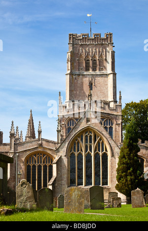 Saint Pierre et Saint Paul dans l'église paroissiale Northleach, Gloucestershire, Cotswolds, en Angleterre, UK - église construite dans la période Tudor Banque D'Images