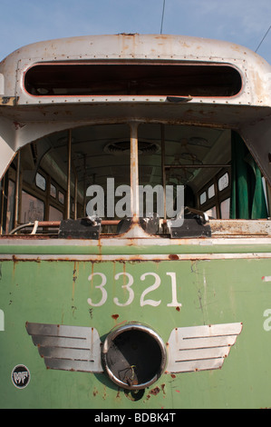 Un vieux tramway de Red Hook Banque D'Images