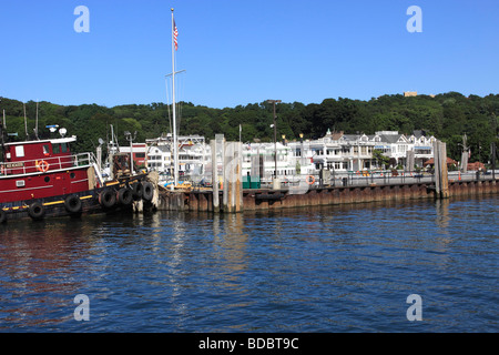 Port Jefferson harbor, Long Island NY Banque D'Images