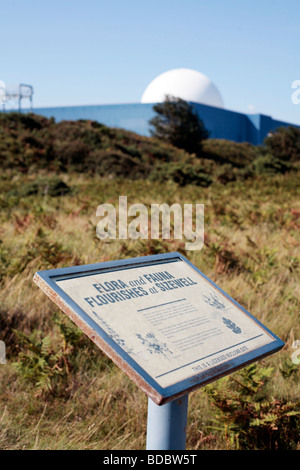 La centrale nucléaire de Sizewell B Suffolk, UK. Banque D'Images