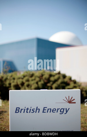 La centrale nucléaire de Sizewell B Suffolk, UK. Banque D'Images