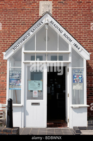 Salle de lecture, les marins de Southwold, Suffolk Southwold Banque D'Images