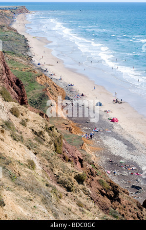 L'été, soleil, Brook Park, Île de Wight, Angleterre, RU, FR. Banque D'Images