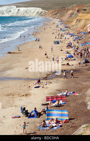 L'été, soleil, Brook Park, Île de Wight, Angleterre, RU, FR. Banque D'Images