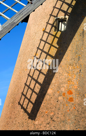 Moulin à Vent de Bembridge, Bembridge, île de Wight, Angleterre, RU, FR. Banque D'Images