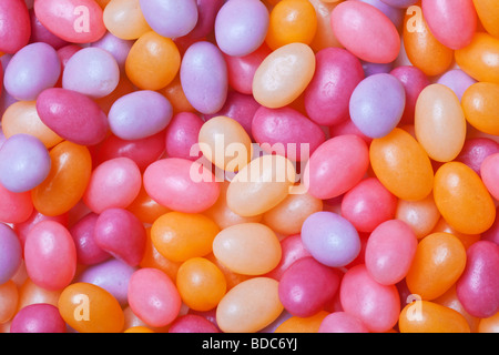 Jelly Beans multi colored fond ou un arrière-plan Banque D'Images